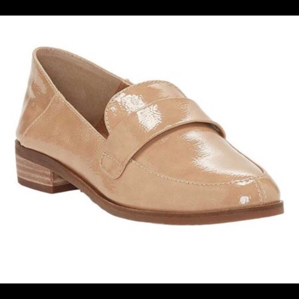 NEW! Lucky Brand Nude Patent Loafers - Picture 6 of 7
